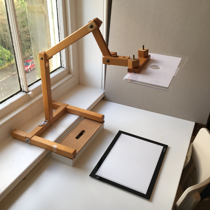 ANIMATION: Adapting an embroidery easel into an ipad rostrum - LEE SHEARMAN